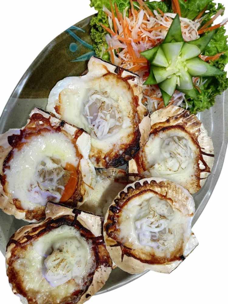 Baked Scallops with Cheese