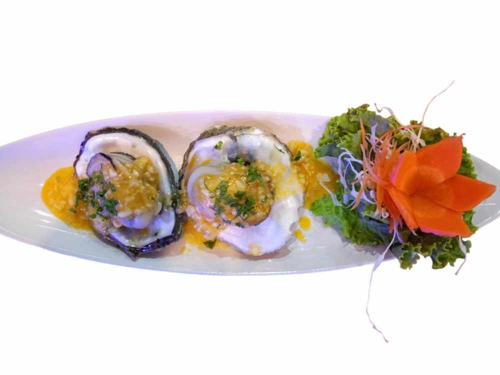 Grilled Oysters with Garlic Butter