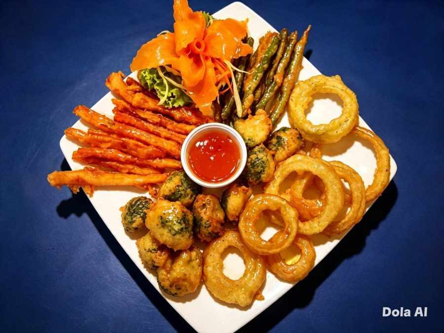 Deep-Fried Mixed Vegetables